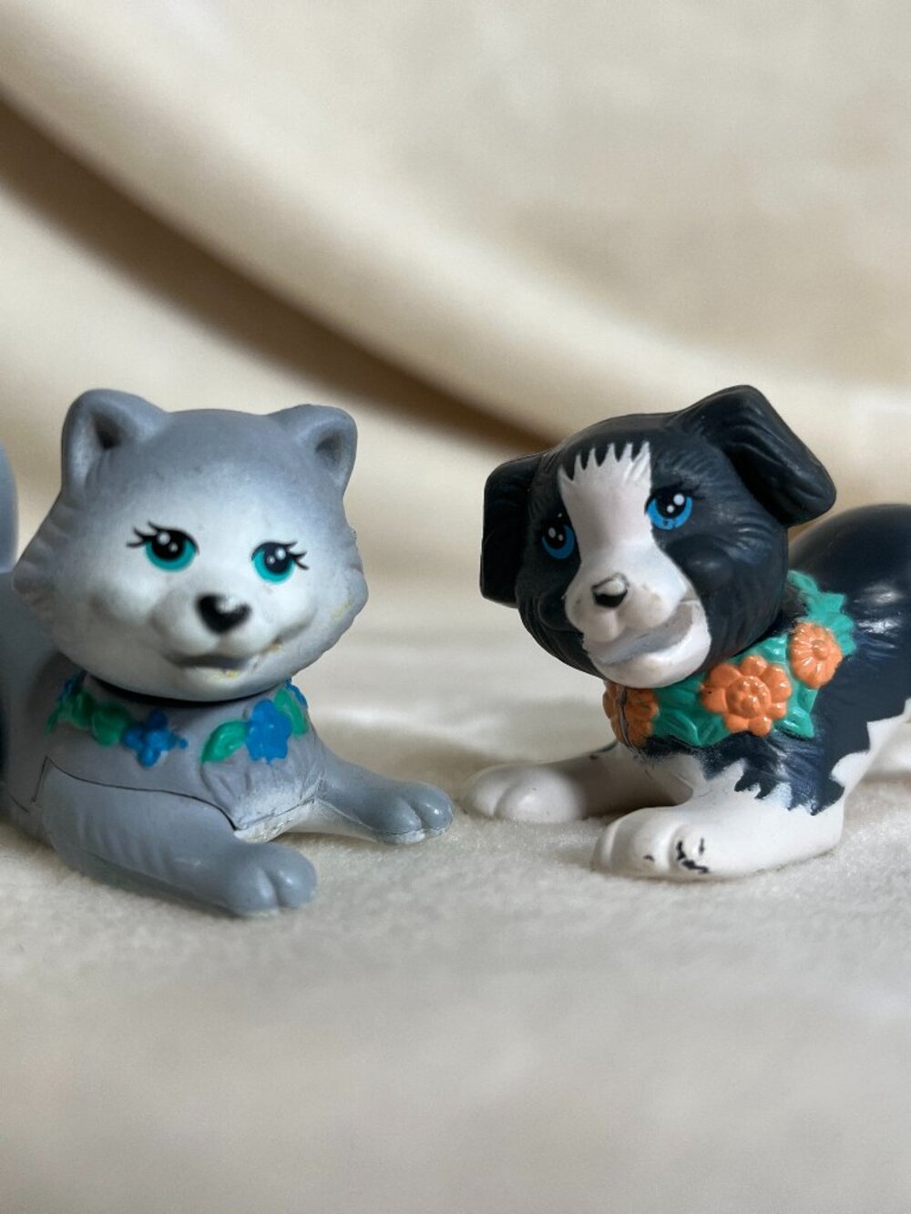 1995 Tonka Littlest Pet Shop Cat & Puppy